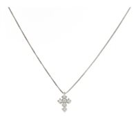 Collana Promesse Donna in Oro bianco Diamante CRF4E05